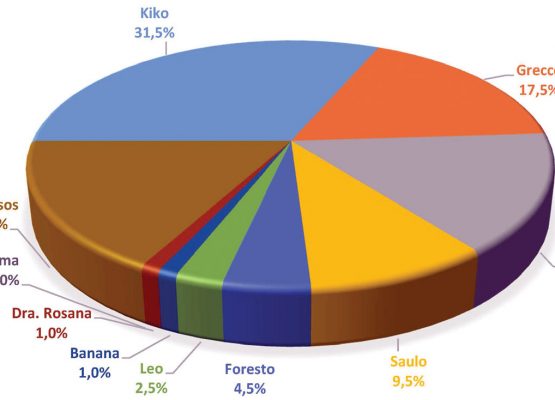 Intenção de voto estimulada