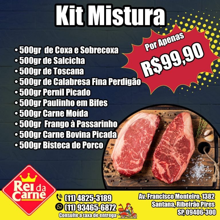 Açougue Rei da Carne oferece Kit Churrasco para o Dia das Mães Jornal