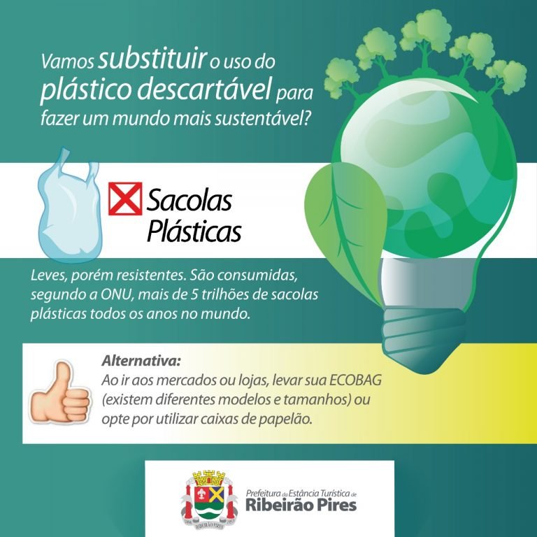 Ribeirão Pires Promove Campanha De Conscientização Para A Redução Do Uso De Plástico Jornal 8268